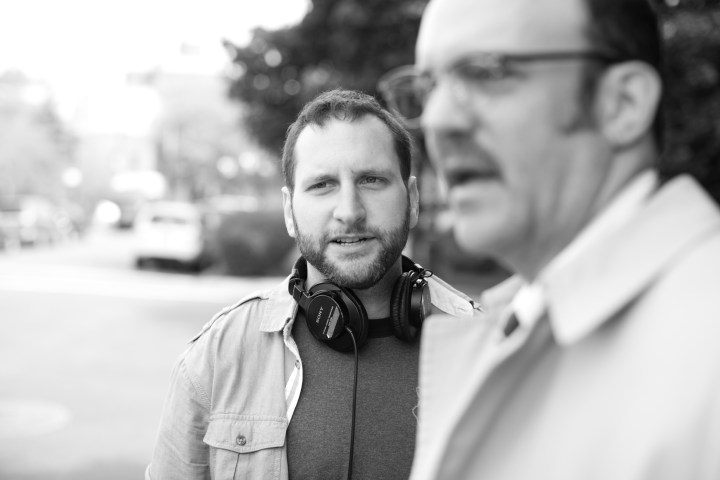 Karl Manhair Postal Inspector Director Chandler Kauffman and Actor Geoffrey Cantor