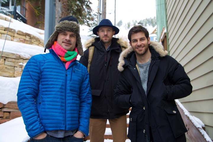 Filmmakers: Alex Simmons, David Giuntoli and Flula Borg 