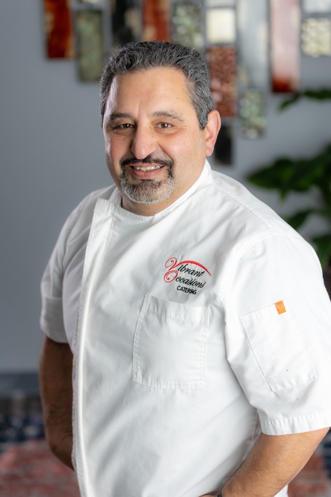 Chef Serge Krikorian, Executive Chef and Managing Partner, with Vibrant Occasions Catering.
