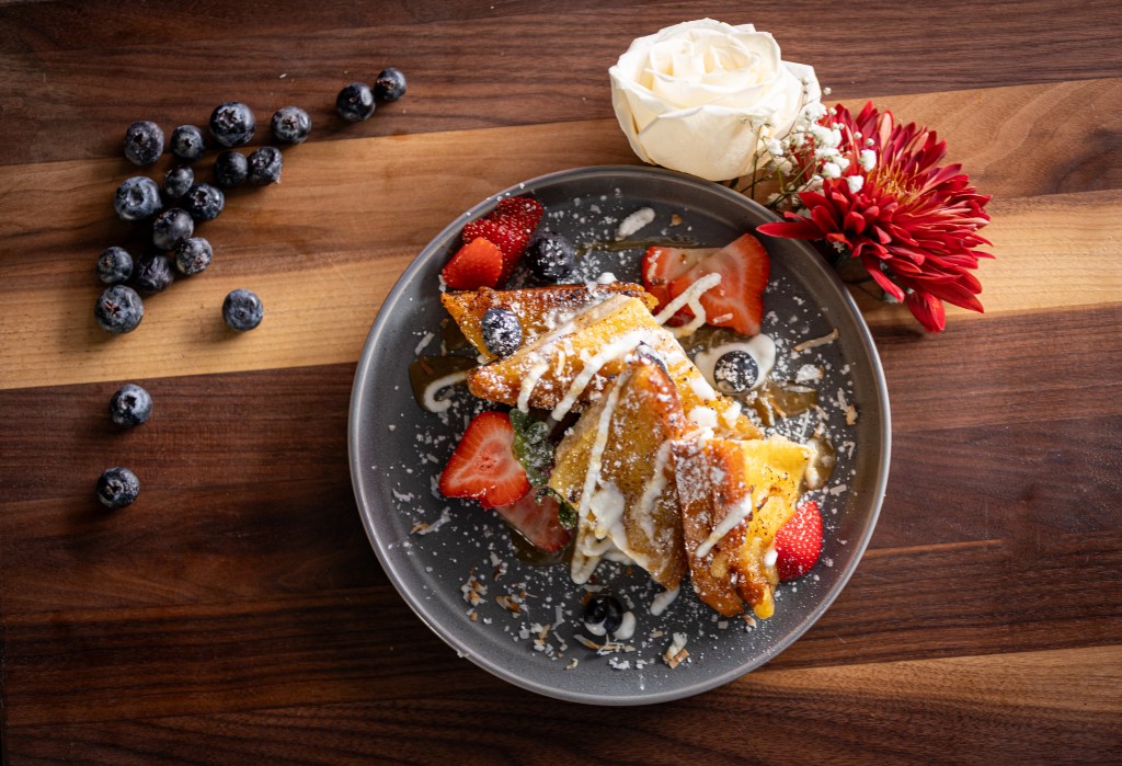 OMG! French Toast by Chef Serge Krikorian with Vibrant Occasions Catering.
