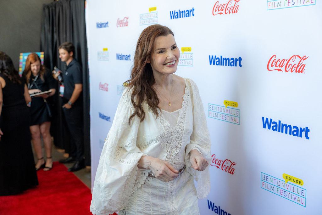 Geena Davis on the red carpet during Opening Night of the 2026 Bentonville Film Festival in Bentonville, Arkansas.
Photo by Brian Weaver| @meredithcorningpr